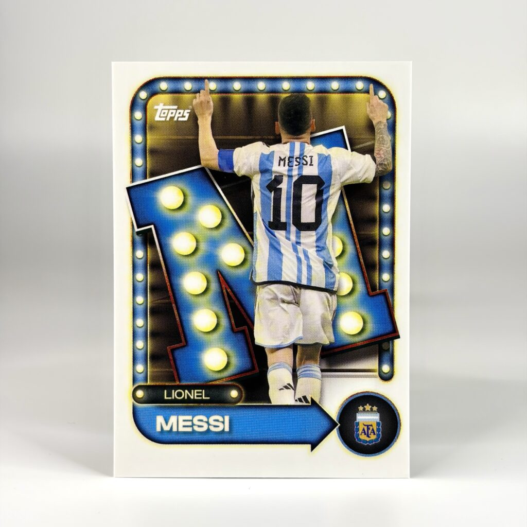 2025-26 Topps Argentina Collector Tin - Name In Lights - Lionel Messi