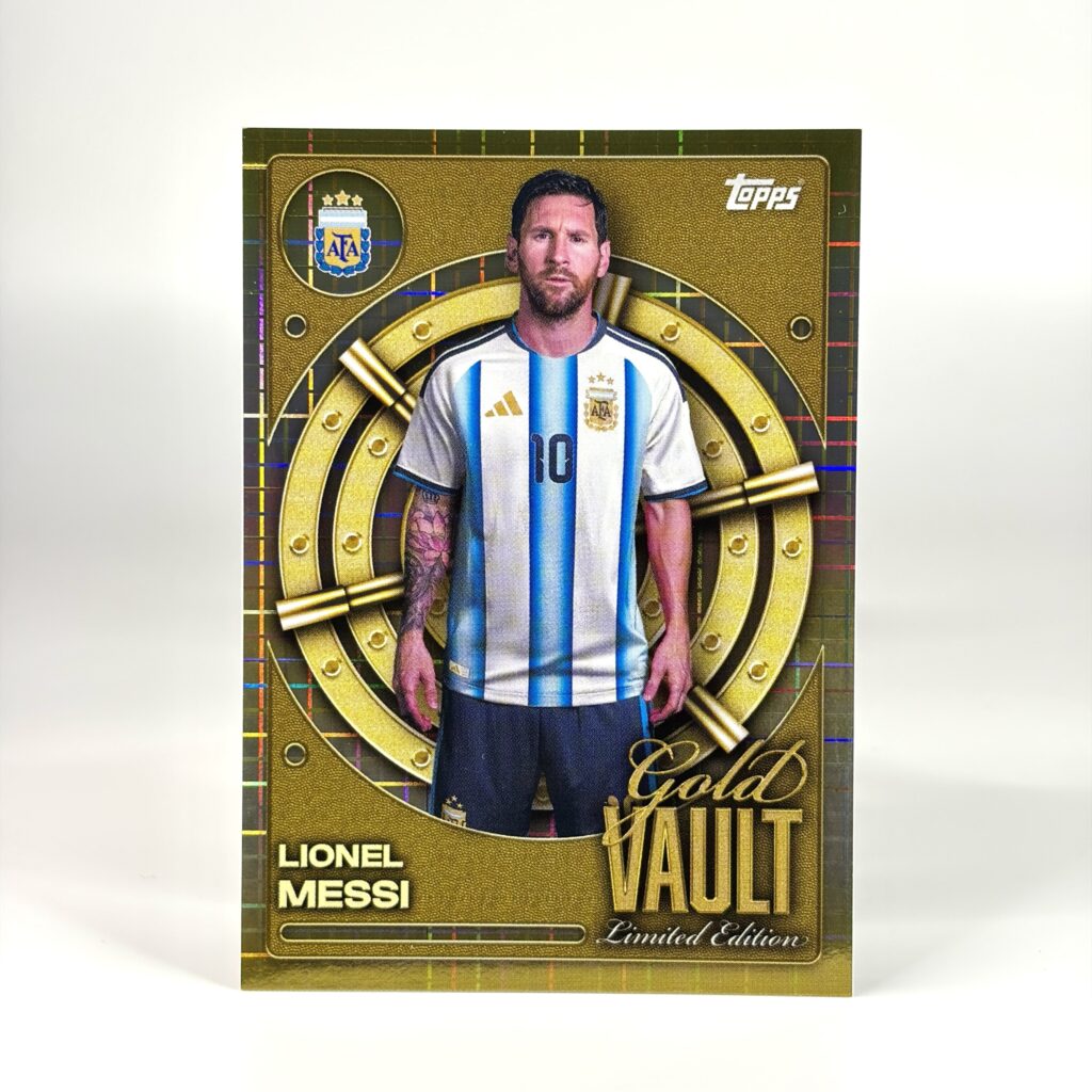 2025-26 Topps Argentina Collector Tin - Gold Vault - Lionel Messi