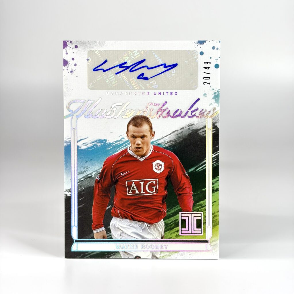 2024-25 Panini Impeccable - Masterstrokes - Wayne Rooney Autograf /49