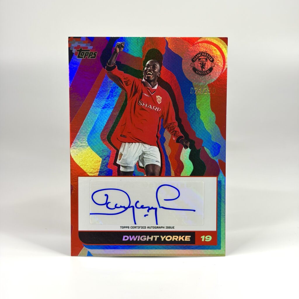 2024-25 Topps Team Set Manchester United - Dwight Yorke Autograf /250
