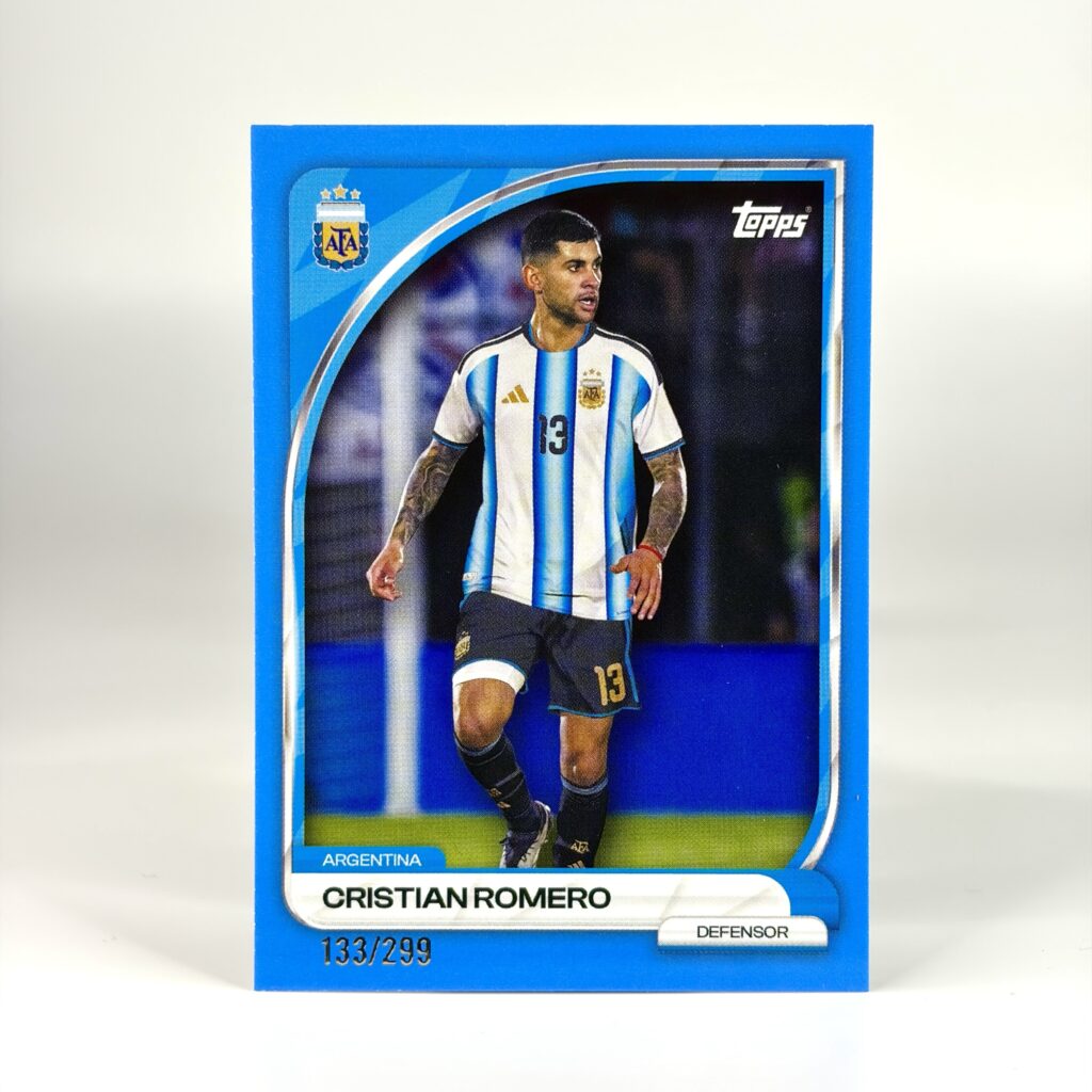 2025-26 Topps Argentina Collector Tin - Cristian Romero /299