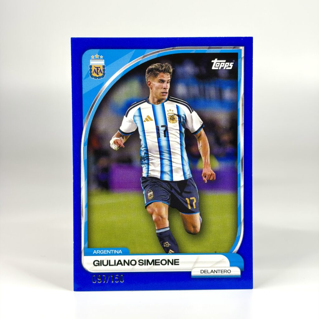 2025-26 Topps Argentina Collector Tin - Giuliano Simeone /150
