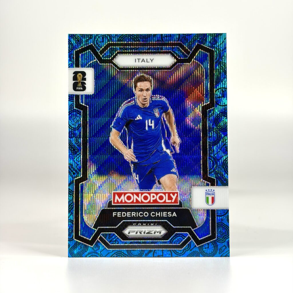 2026 Panini Prizm Monopoly FIFA W/C - Blue Wave Prizm - Federico Chiesa