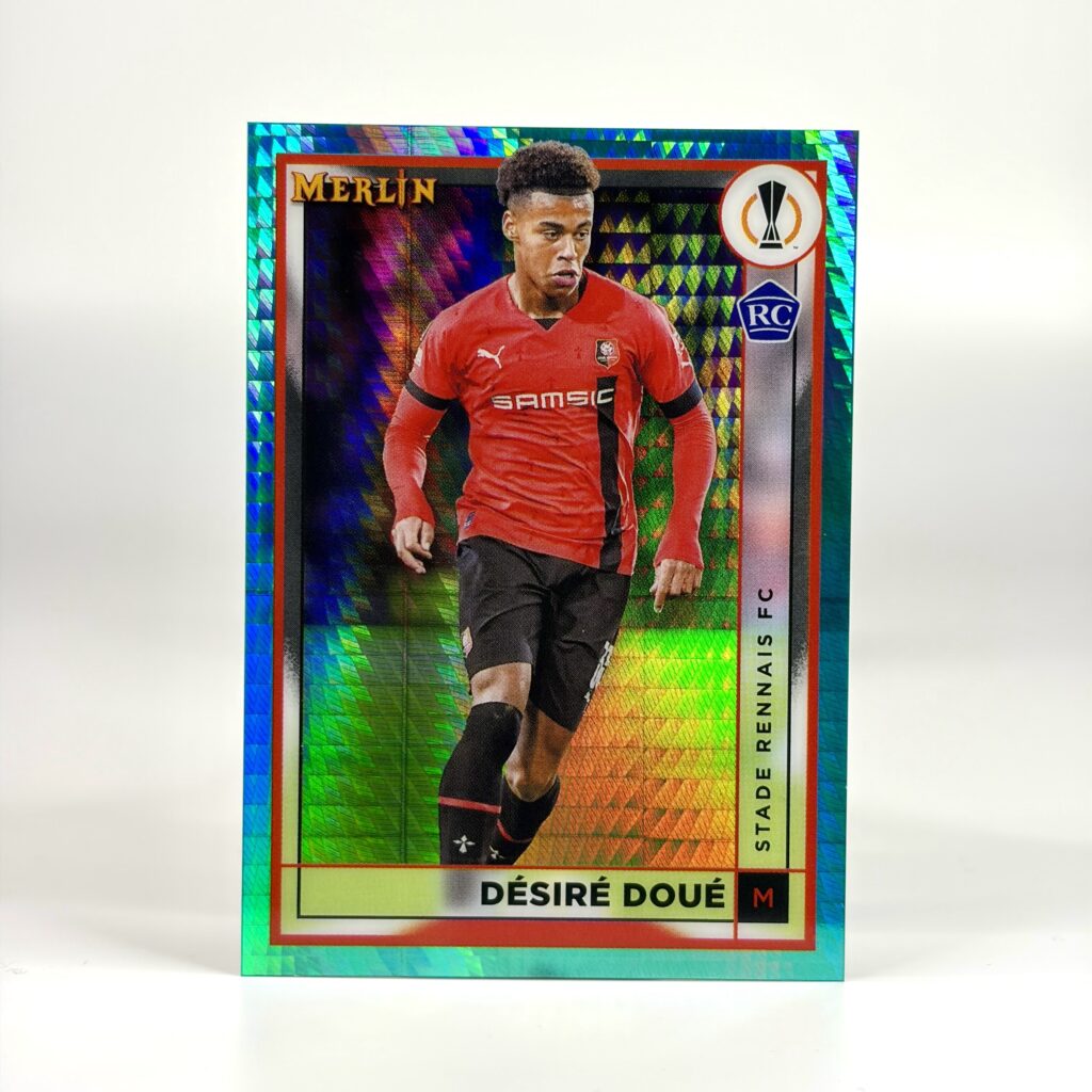 2022-23 Topps Merlin UCC - Aqua Prism - Désiré Doué