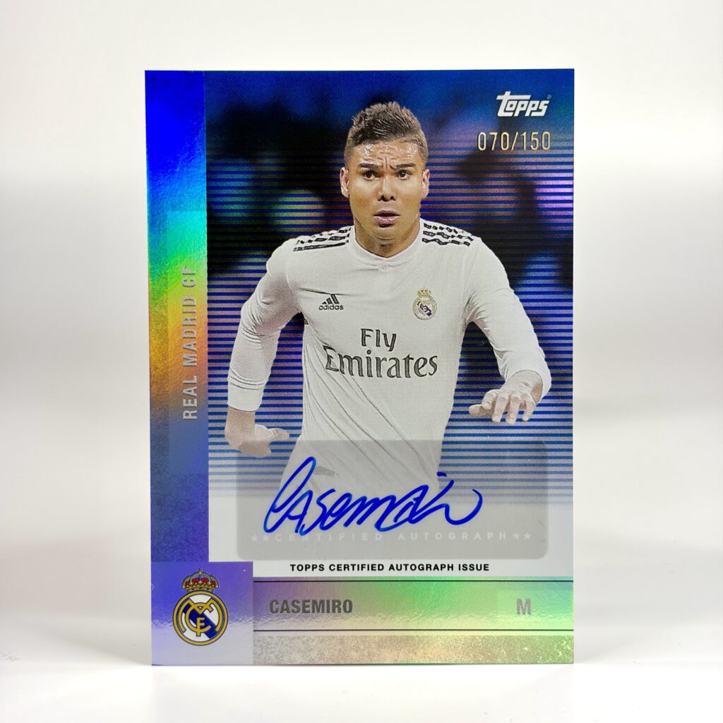2025-26 Topps Team Set Real Madrid - Casemiro Autograf /150