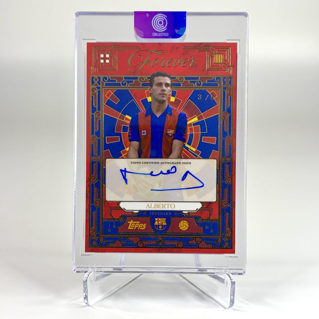 2025-26 Topps FC Barcelona Forever - Julio Alberto Autograf /5