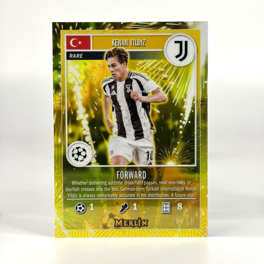 2024-25 Topps Merlin UCC - Merlin Gamers - Kenan Yildiz /50
