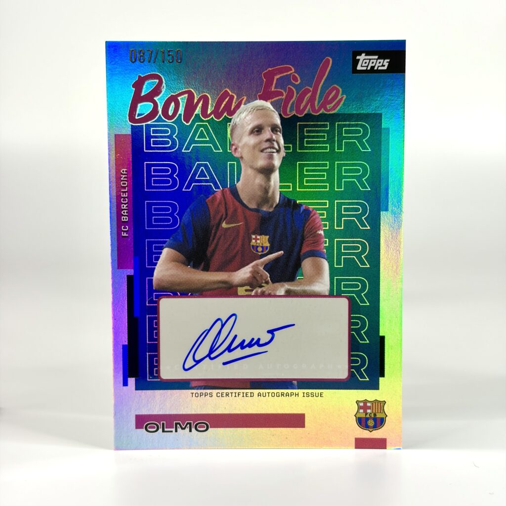2025-26 Topps Team Set FC Barcelona - Bona Fide Baller Autograf - Dani Olmo /150