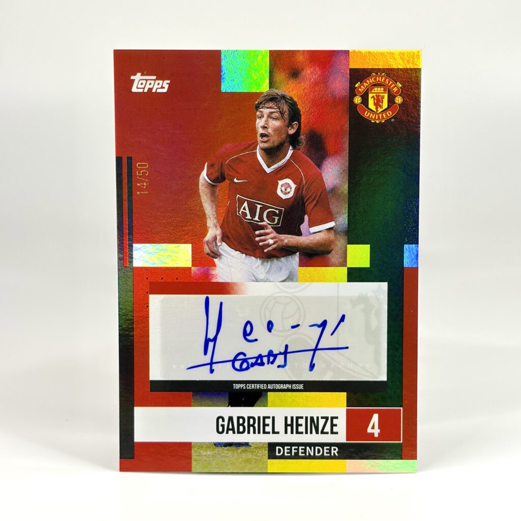2024-25 Topps Team Set Manchester United - Gabriel Heinze Autograf /50
