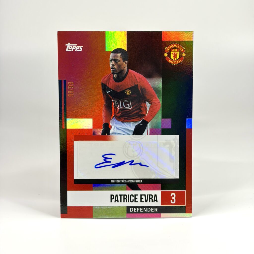 2024-25 Topps Team Set Manchester United - Patrice Evra Autograf /99