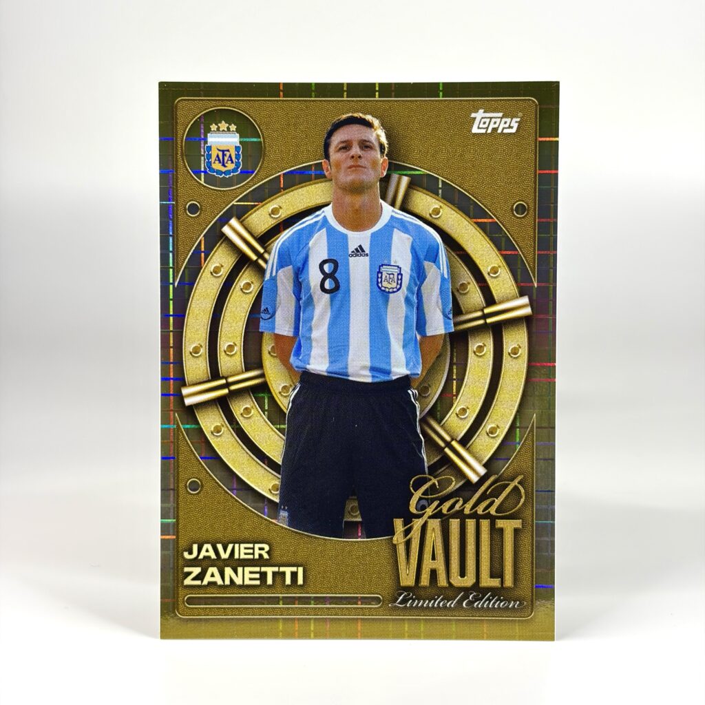 2025-26 Topps Argentina Collector Tin - Gold Vault - Javier Zanetti