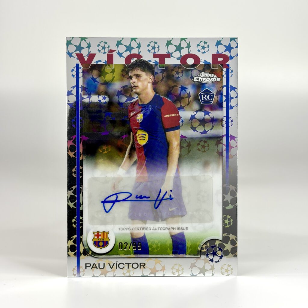 2024-25 Topps Chrome UCC - Pau Víctor Autograf /99