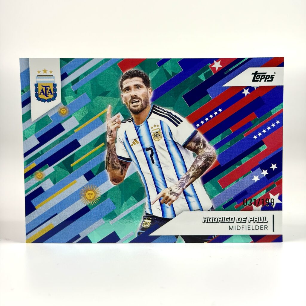 2026 Topps Team Set Argentina - Toast the Host - Rodrigo De Paul /199