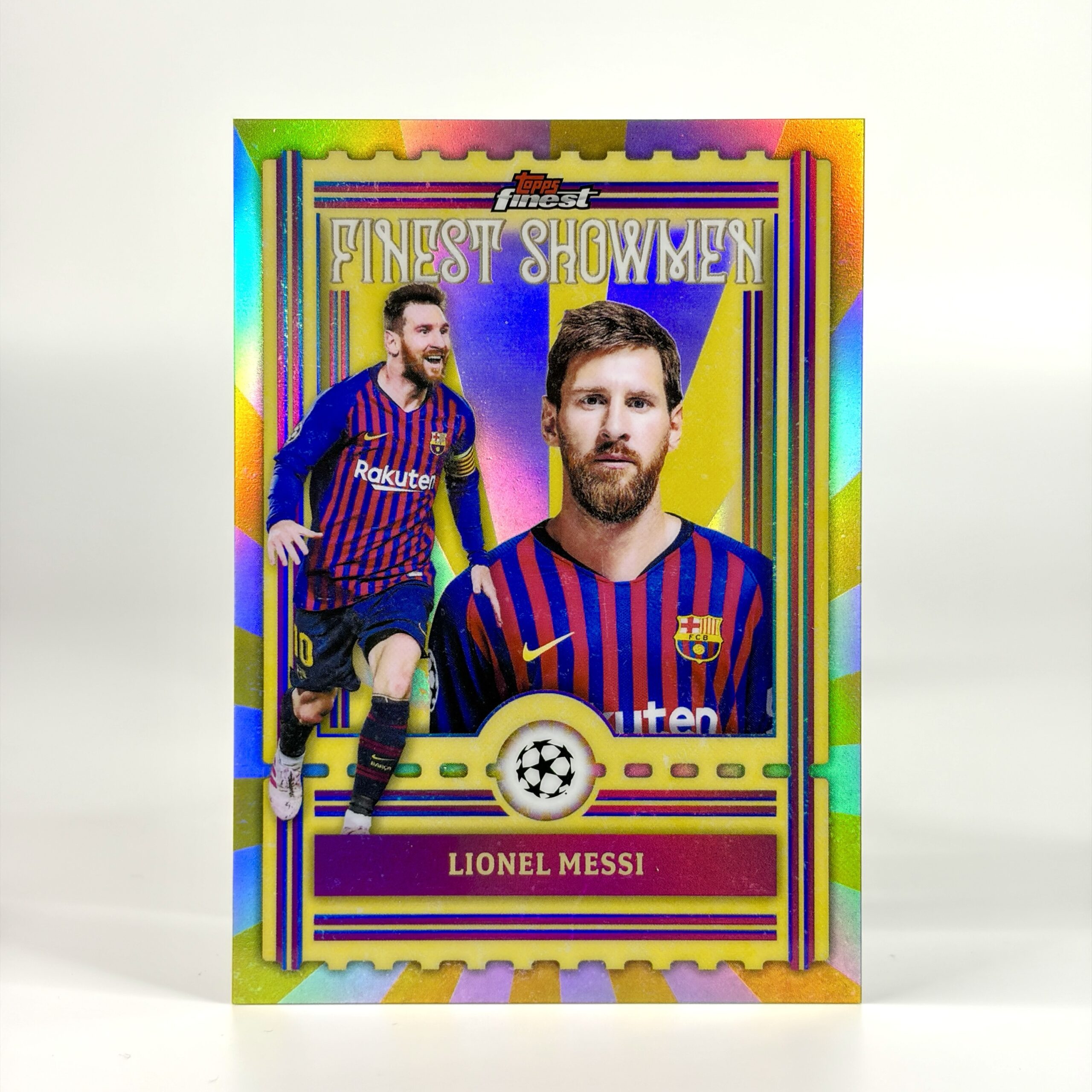 2025-26 Topps Finest UCC - Finest Showmen - Lionel Messi