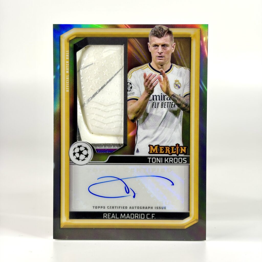 2023-24 Topps Merlin UCC - Match Ball Signature - Toni Kroos Autograf Relic