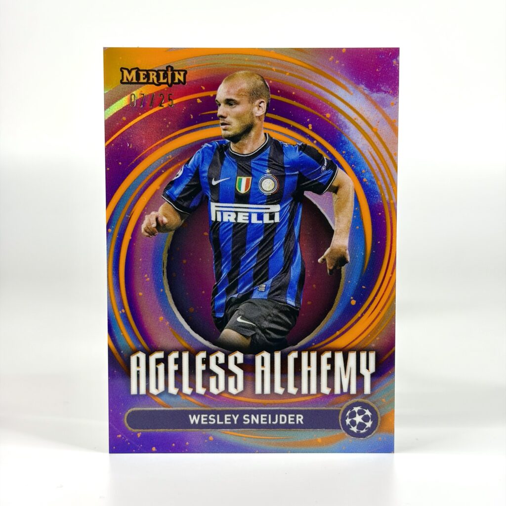 2024-25 Topps Merlin UCC - Ageless Alchemy - Wesley Sneijder /25