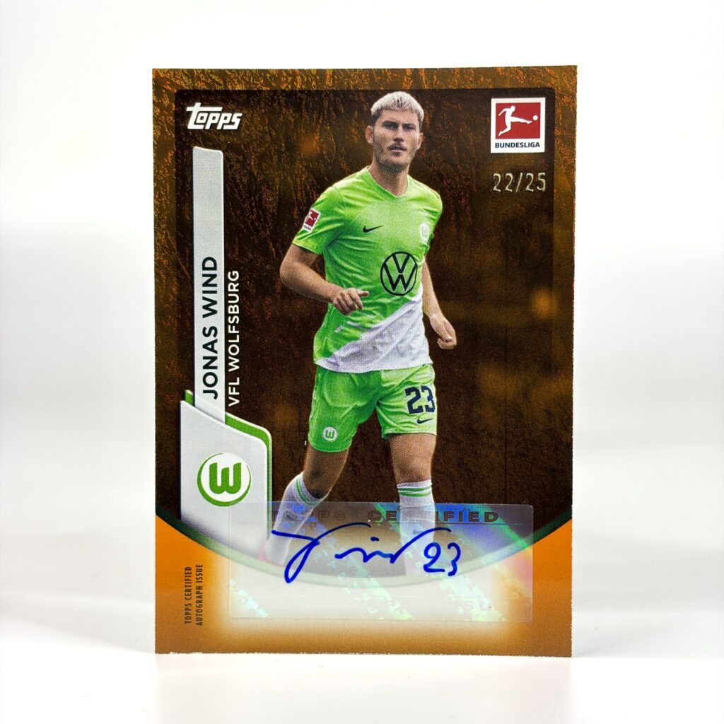 2023-24 Topps Jade Bundesliga - Jonas Wind Autograf /25