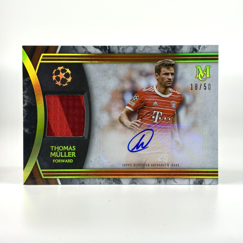 2022-23 Topps Museum Collection - Thomas Müller Autograf Relic /50