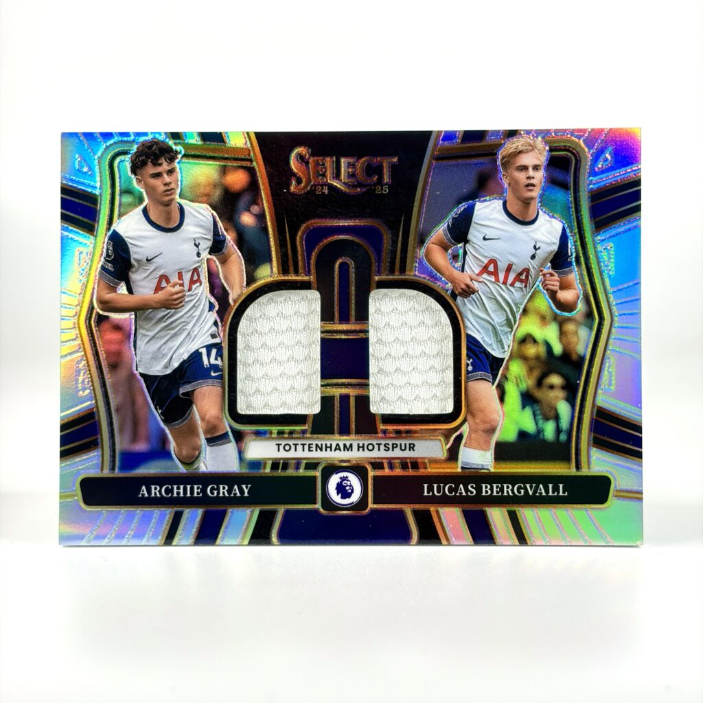 2024-25 Panini Select Premier League - Archie Gray & Lucas Bergvall Dual Relic