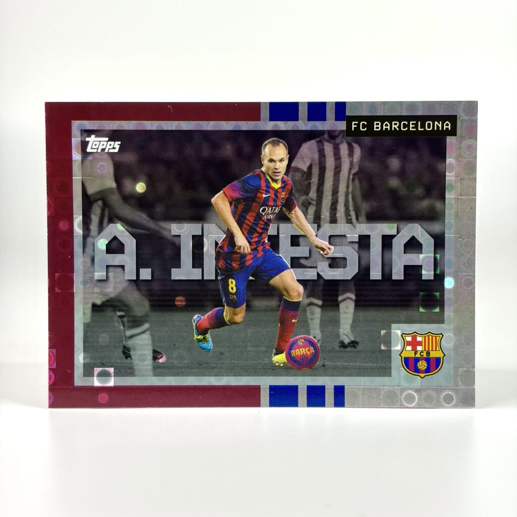 2025-26 Topps Team Set FC Barcelona - We Want The Ball (Halo) - Andrés Iniesta
