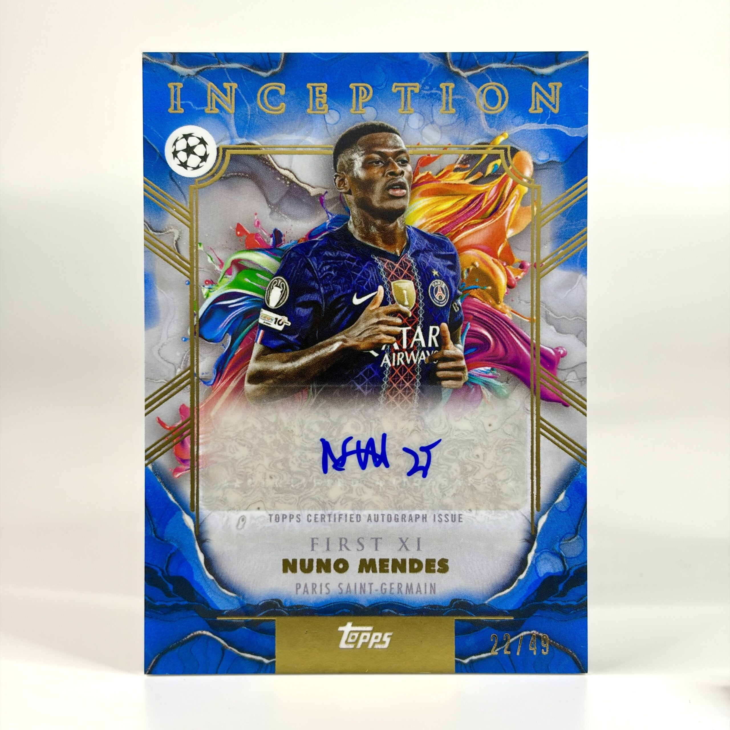 2025-26 Topps Inception UCC - Nuno Mendes Autograf /49