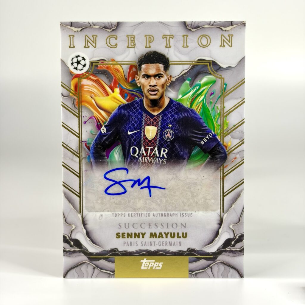 2025-26 Topps Inception UCC - Senny Mayulu Autograf