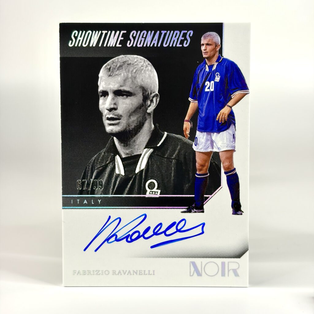 2024-25 Panini Noir - Fabrizio Ravanelli On-Card Autograf /99