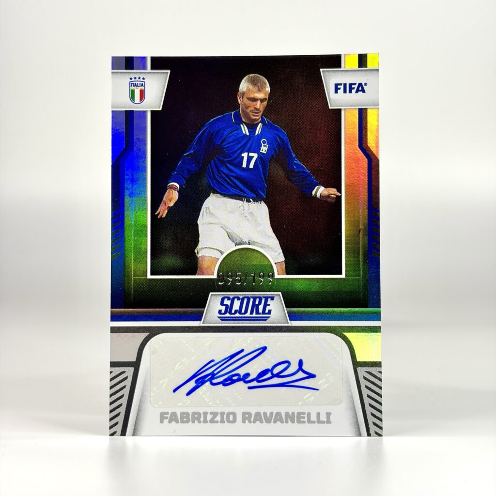 2023-24 Panini Score FIFA - Fabrizio Ravanelli Autograf /199
