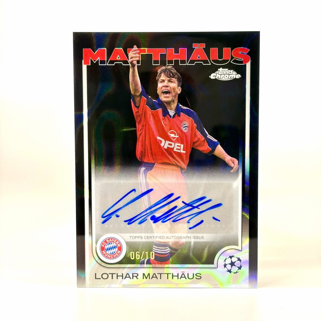 2024-25 Topps Chrome UCC - Lothar Matthäus Autograf /10