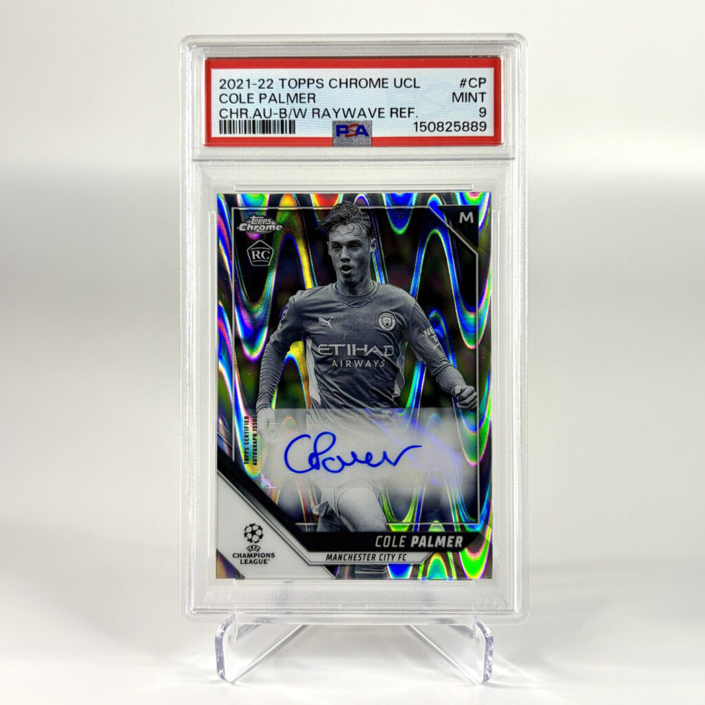 2021-22 Topps Chrome UCC - Cole Palmer Autograf PSA 9