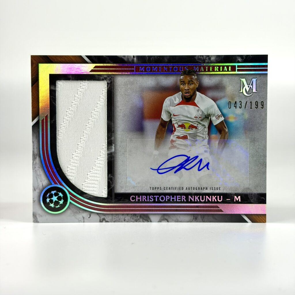 2022-23 Topps Museum Collection - Christopher Nkunku Autograf Relic /199