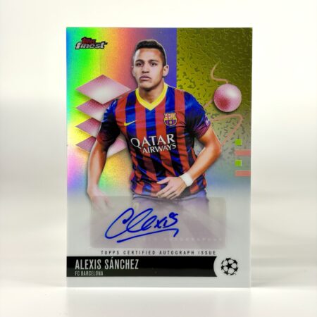 2025-26 Topps Finest UCC - Alexis Sánchez Autograf
