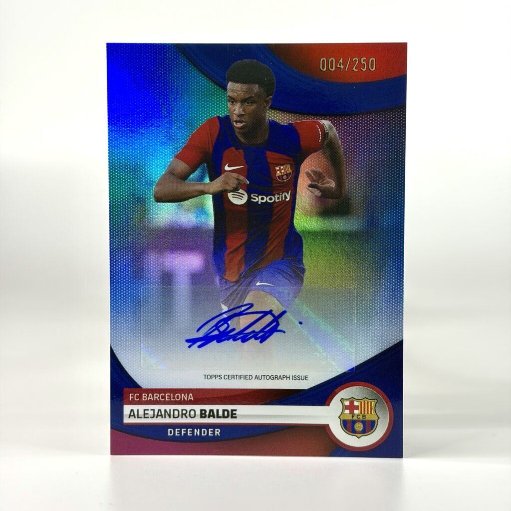 2023-24 Topps Team Set FC Barcelona - Alejandro Balde Autograf /250