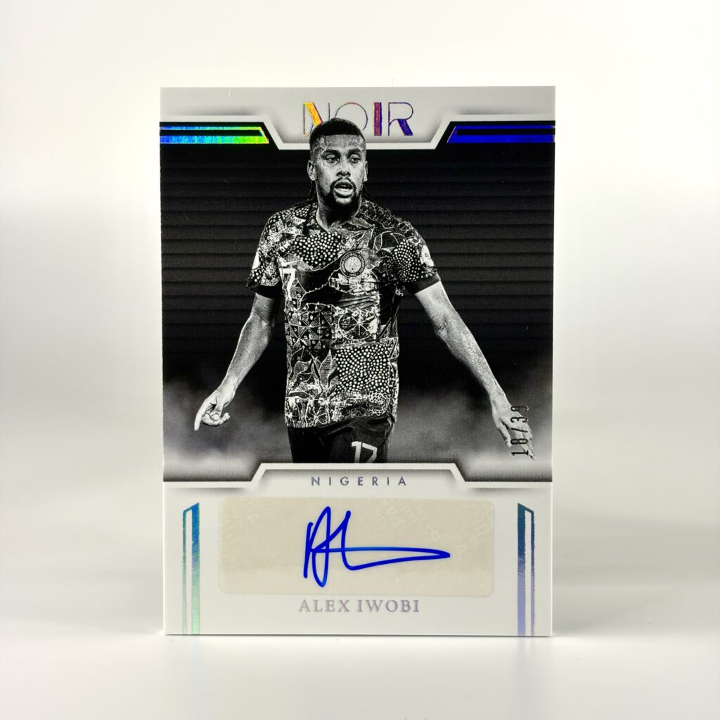 2025-26 Panini Noir Road to FIFA World Cup - Alex Iwobi Autograf /39