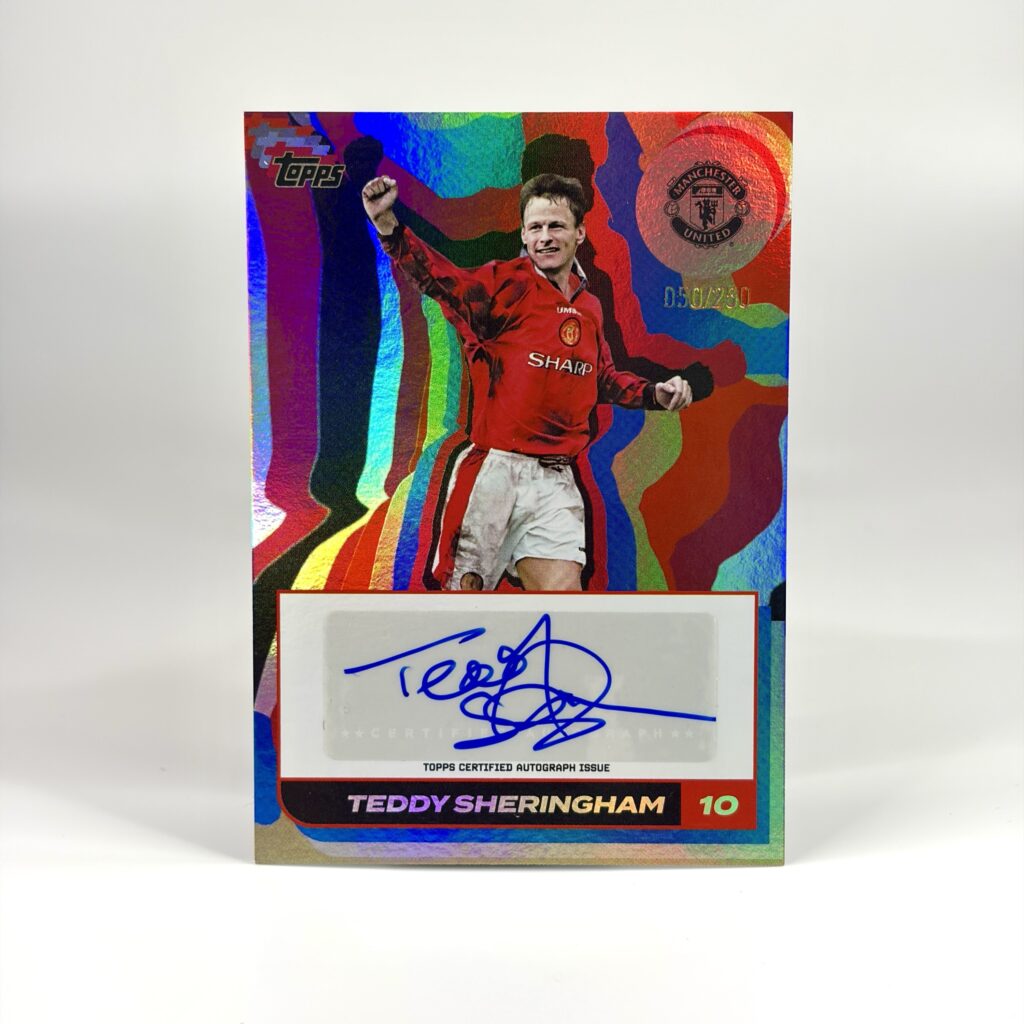 2024-25 Topps Team Set Manchester United - Teddy Sheringham Autograf /250