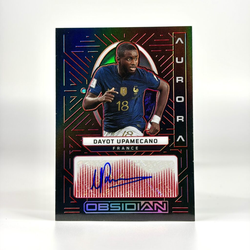 2022-23 Panini Obsidian - Dayot Upamecano Autograf /25